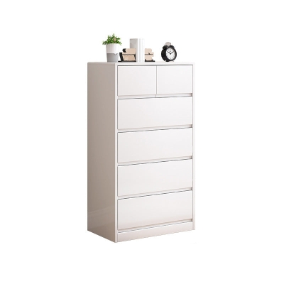 Zeitgen&ouml;ssische vertikale Kommode aus Gummibaumholz, Schlafzimmer-Dessouskommode mit Schublade