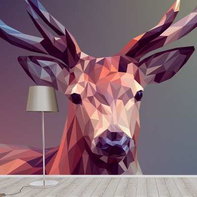 Illustrazione del modello animale muffa Carta da parati orizzontale per soggiorno