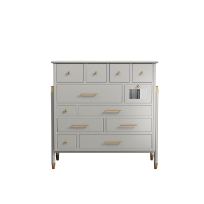 Kommode aus Holz, moderne, glamour&ouml;se Kommode mit Schubladen