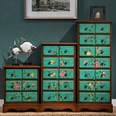 Coastal Wood Dessous-Truhe, vertikale Aufbewahrungstruhe f&uuml;r Schlafzimmer