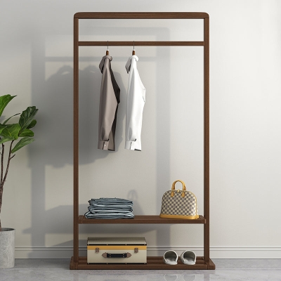 Kleiderb&uuml;gel im zeitgen&ouml;ssischen Stil, Massivholzregal, Design-Garderobe f&uuml;r das Wohnzimmer