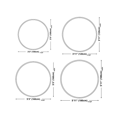 Tappeto con motivo geometrico in stile moderno Tappeto resistente alle macchie di forma circolare per la decorazione domestica