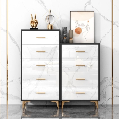 Moderne Kommode aus Holz mit 3/4/5/6 Schubladen