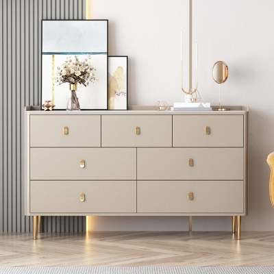 Glam horizontale Doppelkommode aus Stein mit Schubladen f&uuml;r das Schlafzimmer