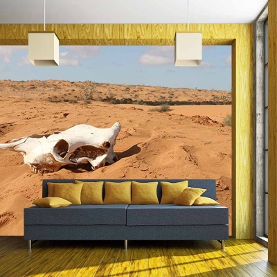 Carta da parati fotografica ecologica Decorazione murale del salotto del deserto