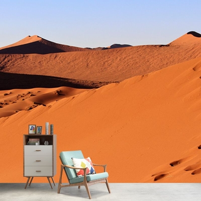 Fotografie dekorative Tapete Wohnzimmer W&uuml;ste Wandbild Tapete