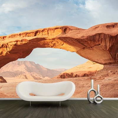 Carta da parati Fotografia Decorazione murale decorativa del soggiorno nel deserto