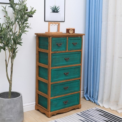 Traditionelle Kommode mit mattem Finish, Schlafzimmer-Massivholzkommode