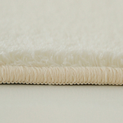 Tappeto di colore puro beige Tappeto semplice in poliestere Tappeto resistente alle macchie per la decorazione domestica