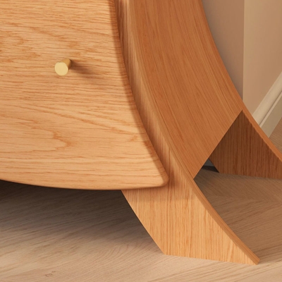 Zeitgen&ouml;ssische Dessous-Kommode, vertikale Kommode aus Holz mit 5 Schubladen f&uuml;r Zuhause
