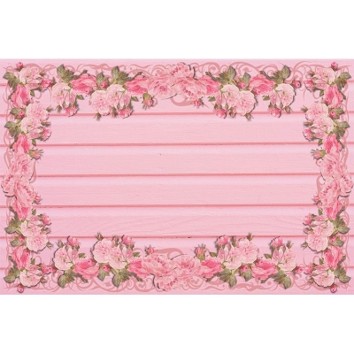 Illustrazione Carta da parati resistente alle macchie Fiori Decorazione murale del soggiorno