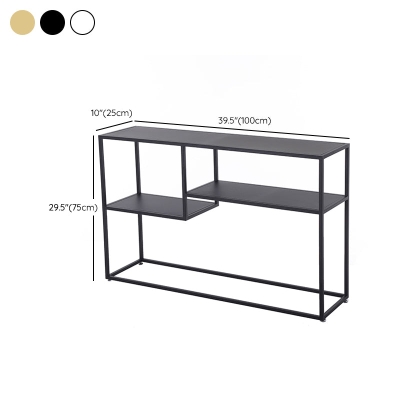 Moderner Konsolen-Akzenttisch mit 9,84 Zoll Breite, Antik-Finish, Konsolen-Sofatisch