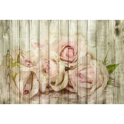 Illustrazione Carta da parati Carta da parati Pianta stampata in legno Decorazione murale per salotto