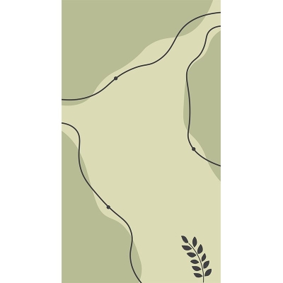 Carta da parati con illustrazione minimalista ecologica Carta da parati per salotto