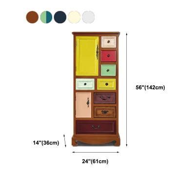 Holz-Combo-Kommode im traditionellen Stil, vertikale Kommode f&uuml;r Schlafzimmer