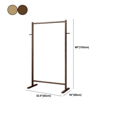 Moderner Garderobenst&auml;nder aus massivem Eschenholz, freistehende Haken-Design-Garderobe