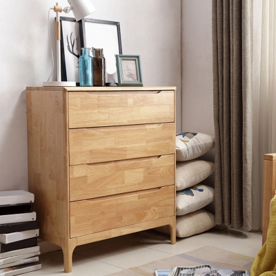 Kommode aus Gummiholz, moderne Kommode mit Schubladen