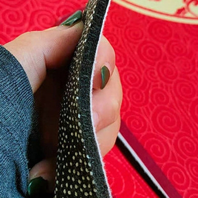 Tappeto resistente alle macchie per interni in poliestere con stampa leopardata creativa per soggiorno