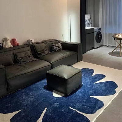 Tappeto nordico Tappeto semplice Tappeto antiscivolo in poliestere per la decorazione domestica