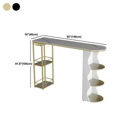 Modernes 1/5-teiliges Bartisch-Set aus Stein, Thekentisch mit hohen Hockern f&uuml;r das Wohnzimmer