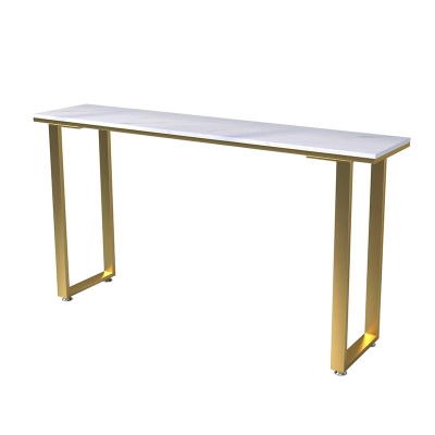 Glam Style 1/2/3/4-teiliges Stehtisch-Set aus Kunstmarmor, festes Tisch-Theken-Set f&uuml;r den Heimgebrauch