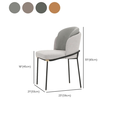Glam Parsons Side Chair Leinen-Esszimmerstuhl f&uuml;r den Innenbereich f&uuml;r das Wohnzimmer