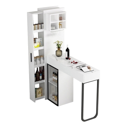 Rechteckiger Bar-Esstisch aus Stein im modernen Stil f&uuml;r das Wohnzimmer