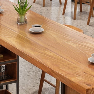 Set tavolo da pub moderno rettangolare da 1/2/4/7 pezzi Tavolo da bancone in legno per bar