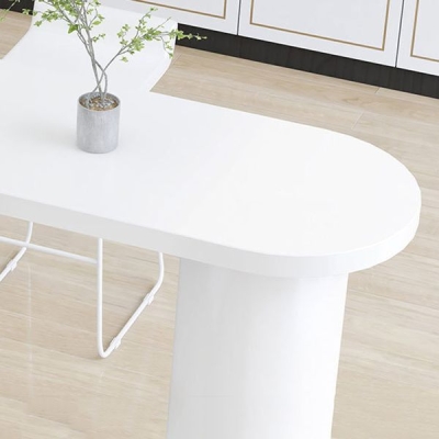Set tavolo da bar moderno da 1/2/5 pezzi Tavolo da bar rettangolare con sgabelli alti per la casa