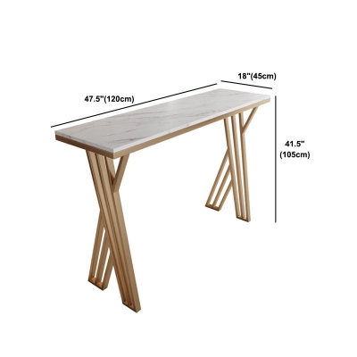 Bartisch-Set im Glam-Stil, 1/2/5-teilig, rechteckiger Bartisch mit hohen Metallhockern f&uuml;r Zuhause