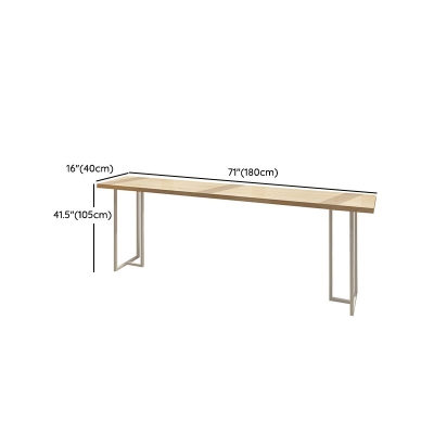 Massivholz-Bartisch-Set, moderner rechteckiger 1/2/5/6-teiliger Bartisch mit r&uuml;ckenfreien Hockern