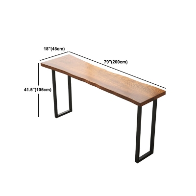 Bartisch aus Metall und Holz, industrieller Bartisch f&uuml;r das Esszimmer