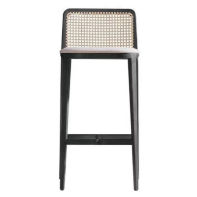 Massivholz-Thekenhocker ohne Armlehnen, moderner Bar- und Thekenhocker