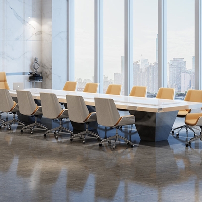 Zeitgen&ouml;ssischer ergonomischer Konferenzstuhl, B&uuml;rostuhl aus Kunstleder f&uuml;r das Heimb&uuml;ro