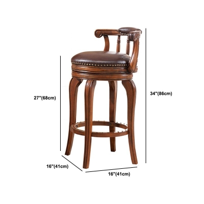 Modernes 1/3-teiliges Kneipentisch-Set aus massivem Holz, runder Thekentisch f&uuml;r das Esszimmer