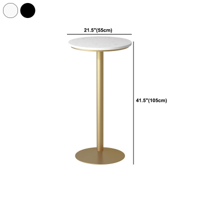 Stein-Bartisch, Glamour-Stehtisch in Barh&ouml;he f&uuml;r den Innenbereich