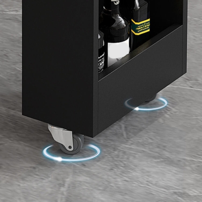 Tavolo da pranzo moderno da bar con base portaoggetti Tavolo con piano in pietra con contenitori per vino