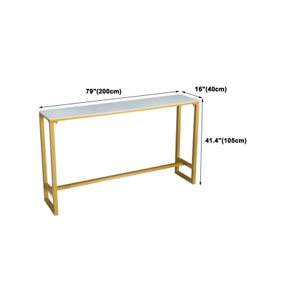 Tisch- und Hocker-Set mit wei&szlig;er Steinplatte, 1/2/5/7-teilig, Glamour-Thekenh&ouml;hen-Set f&uuml;r den Innenbereich