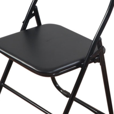 Moderner B&uuml;rostuhl aus Metall ohne Rollen, Schreibtischstuhl mit mittlerer/niedriger R&uuml;ckenlehne und Armlehnen