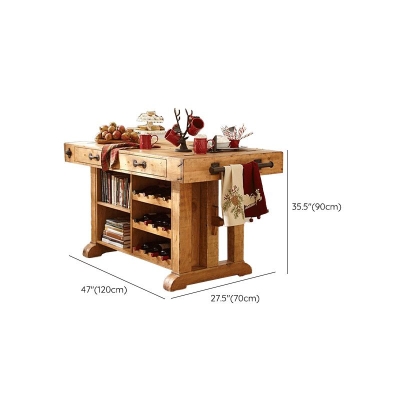 Moderner K&uuml;cheninseltisch, Esszimmertisch mit offenen Regalen