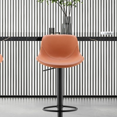 Industrieller Barhocker mit R&uuml;ckenlehne, drehbar, verstellbar, Thekenhocker f&uuml;r Bristol