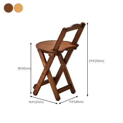 Klappbarer Theken- und Barhocker, moderner Holzhocker f&uuml;r die Terrasse