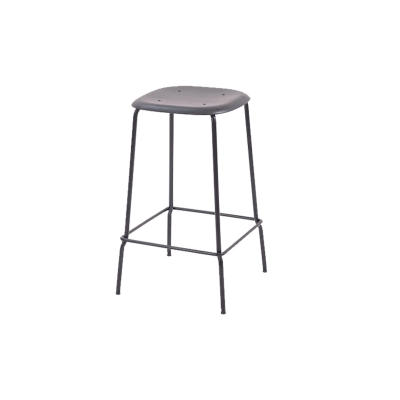 Tresen- und Barhocker aus Massivholz, moderne Innenhocker mit Metallgestell