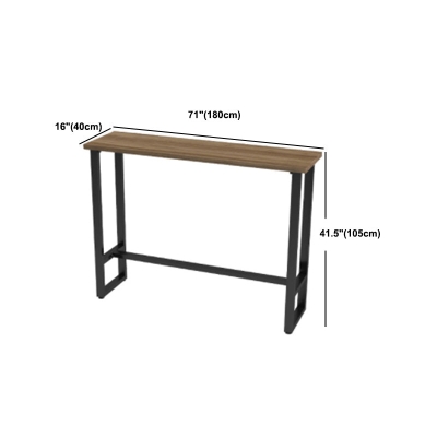 1/2/4-teiliges modernes Kneipentisch-Set, rechteckiger Tresentisch aus Holz mit Hockern