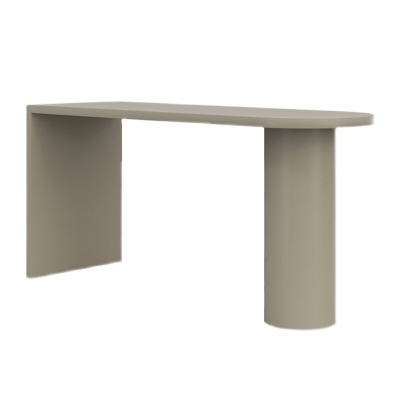 Massivholz-Bar-Weintisch, moderner Wohnzimmer-Barhocker-Tisch mit Doppelsockel
