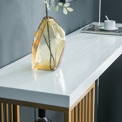 Rechteckiger Bartisch mit massiver Holzplatte, Glamour-Pub-Tisch mit Metallaufbewahrung