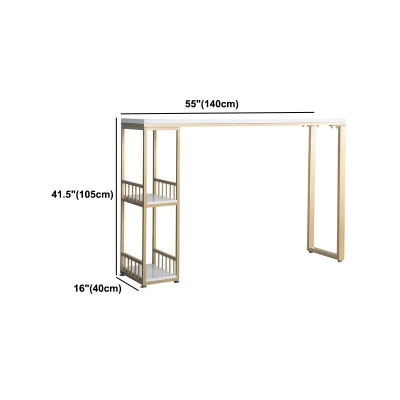 Glam 1/2/3-teiliges Bartisch-Set, rechteckiger Marmor-Thekentisch mit hohen Hockern