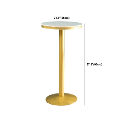 Glam 1/2/3-teiliges Stehtisch-Set aus gesintertem Stein, festes Tisch-Theken-Set