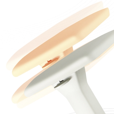Schreibtischstuhl mit abnehmbaren Armlehnen, ergonomischer moderner B&uuml;rostuhl mit Rollen