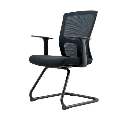 Sedia da ufficio con schienale medio AirGrid traspirante con sedia da scrivania con braccioli